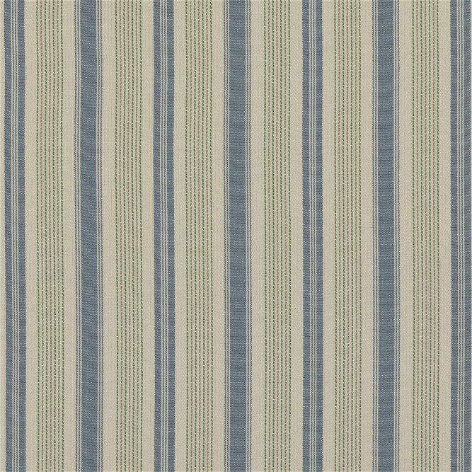 Baker Lifestyle Purbeck Stripe Blue/Green Fabric