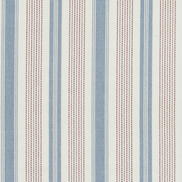 Baker Lifestyle Purbeck Stripe Red/Blue Fabric