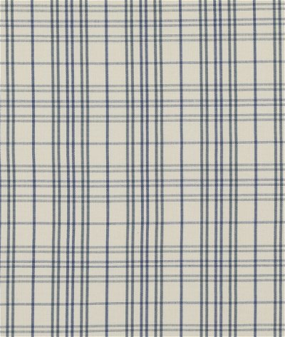 Baker Lifestyle Purbeck Check Blue Fabric
