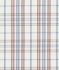 Baker Lifestyle Purbeck Check Red/Blue Fabric