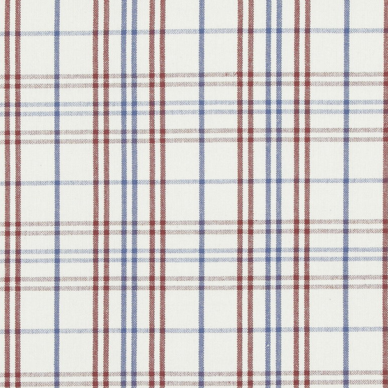 Baker Lifestyle Purbeck Check Red/Blue Fabric