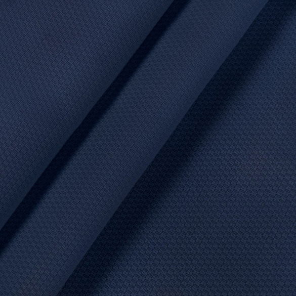 Navy Blue Cotton Pique Fabric | OnlineFabricStore