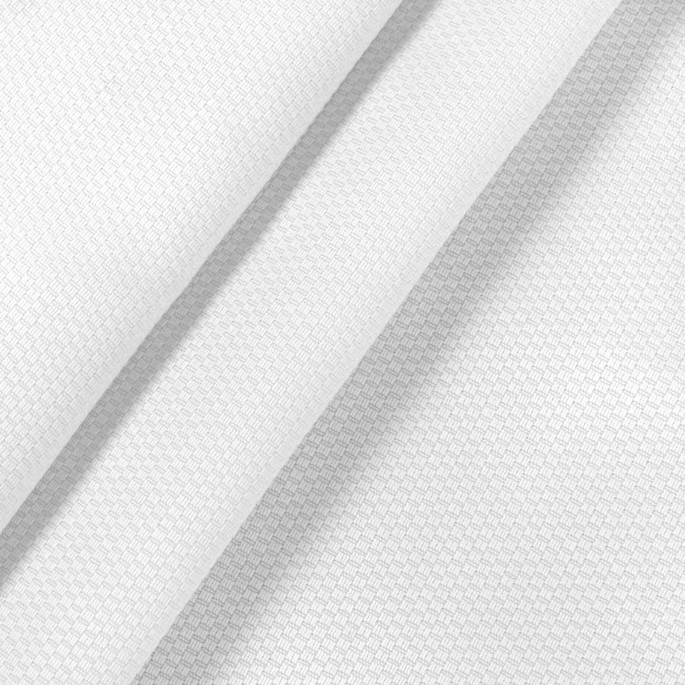 White Cotton Pique Fabric image 2 of 2