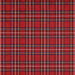 Red Classic Plaid Fabric