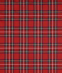 Red Classic Plaid Fabric