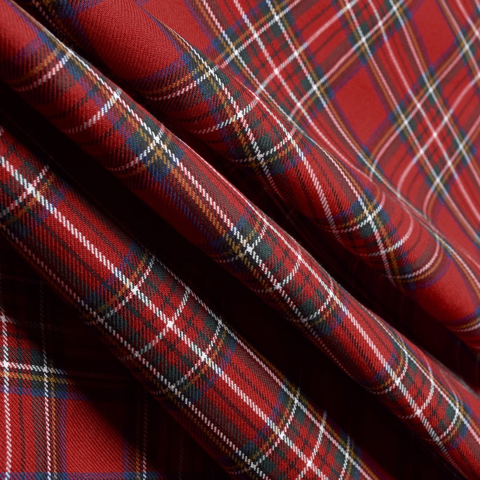 Red Classic Plaid Fabric image 3 of 3