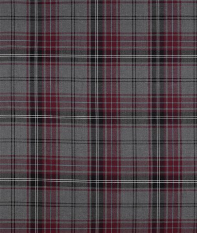 Grey Plaid Fabric by the YARD All Cotton Storm on White Home Decor Weight  Premier Prints Shipsfast 