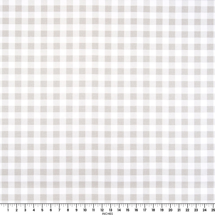 Premier Prints Plaid French Grey Fabric image 2 of 2