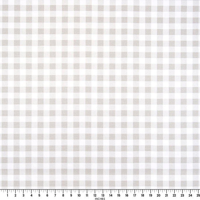 Premier Prints Plaid French Grey Fabric image 2 of 2