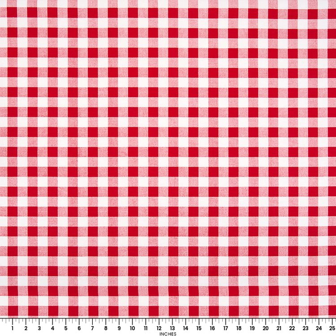 Premier Prints Plaid Lipstick Fabric image 2 of 2