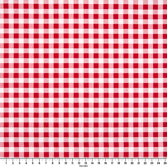 Premier Prints Plaid Lipstick Fabric image 2 of 2