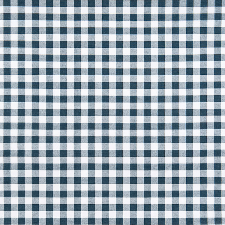 Premier Prints Plaid Premier Navy Canvas Fabric