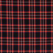 Black Kilt Tartan Plaid Fabric