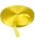 1" Yellow Polyester Webbing