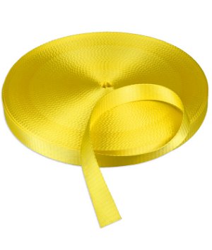 1英寸黄色聚酯织带