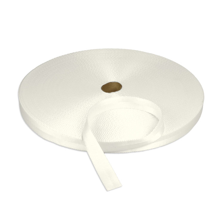 1" Off White Nylon Webbing
