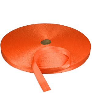 1 inch Orange Nylon Webbing