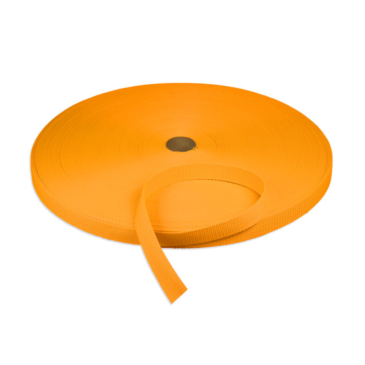 1" Gold Polypropylene Webbing