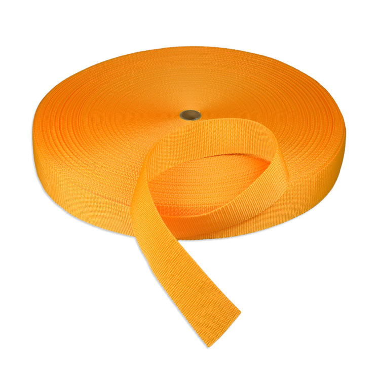 2" Gold Polypropylene Webbing