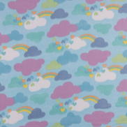 Cloudy Blue Polar Fleece Fabric