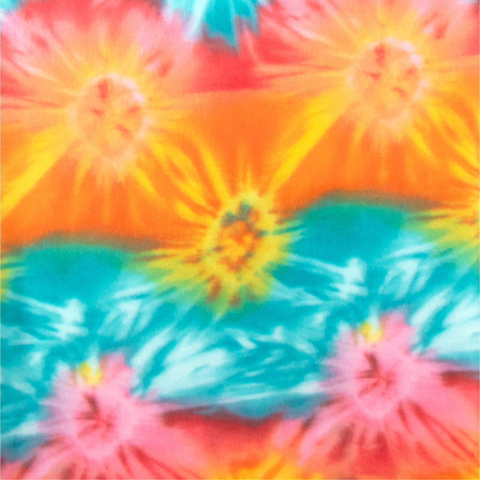 Multi Java Tie Dye Polar Fleece Fabric OnlineFabricStore