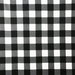 Black/White Kara Check Polar Fleece Fabric