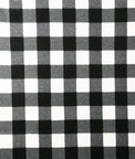 Black/White Kara Check Polar Fleece Fabric