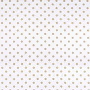 Premier Prints Polka Dot White/Athena Gold Canvas Fabric