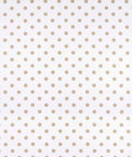 Premier Prints Polka Dot White/Athena Gold Canvas Fabric