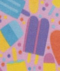 Pink Popsicle Polar Fleece Fabric