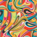 Multi Tiffany Polar Fleece Fabric