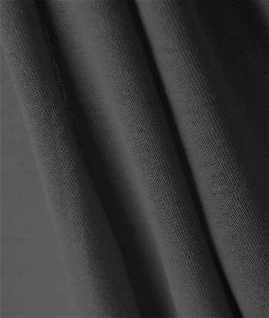 Gray Polyester Knit Fabric