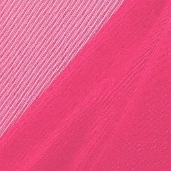 Hot Pink Power Mesh Fabric