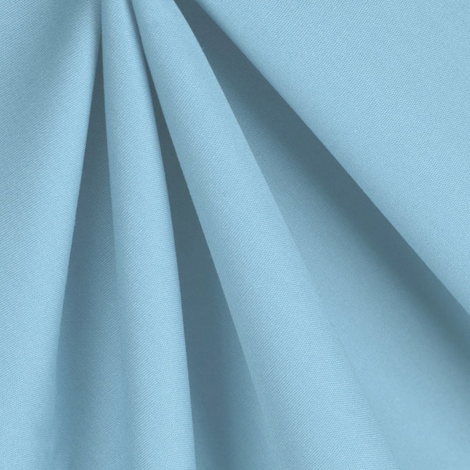Light Blue Poly Cotton Poplin Fabric image 2 of 2