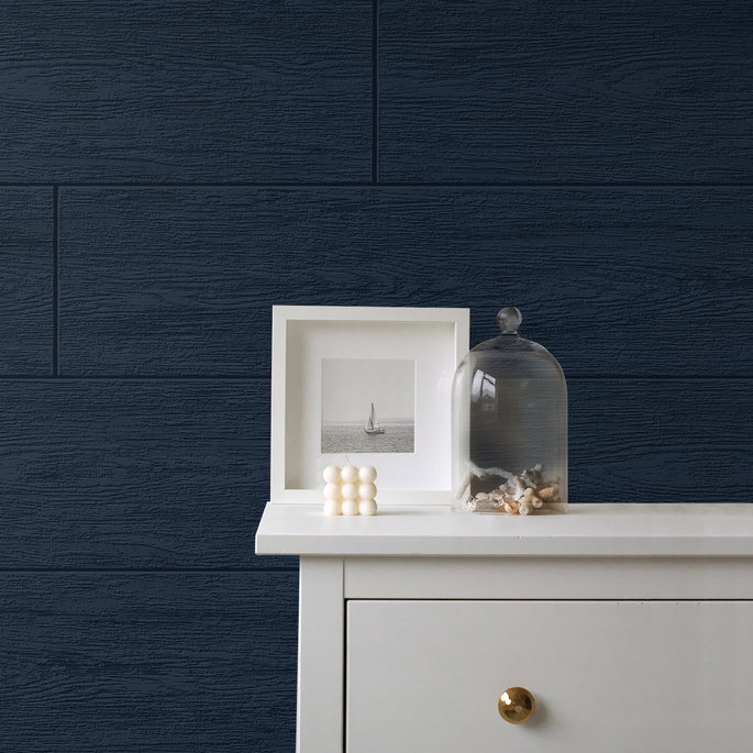 NextWall Peel &amp; Stick Faux Shiplap Off-White Paintable Wallpaper image 4 of 5