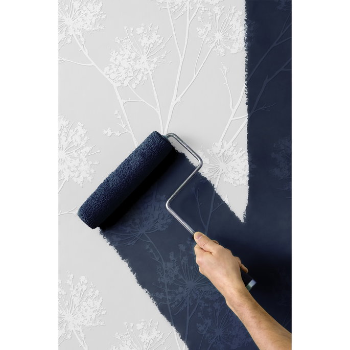 NextWall Peel &amp; Stick Dandelion Fields Off-White Paintable Wallpaper image 2 of 5