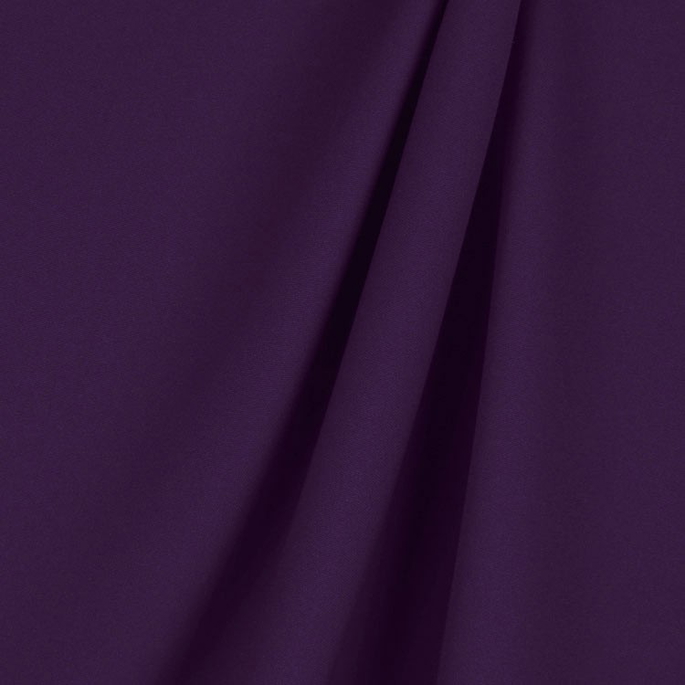 Plum Poly Poplin Fabric image 2 of 2