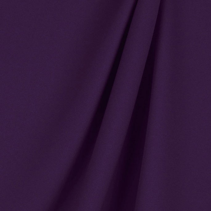 Plum Poly Poplin Fabric image 2 of 2