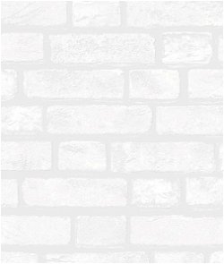 NextWall Peel & Stick Vintage Brick Off-White Paintable Wallpaper
