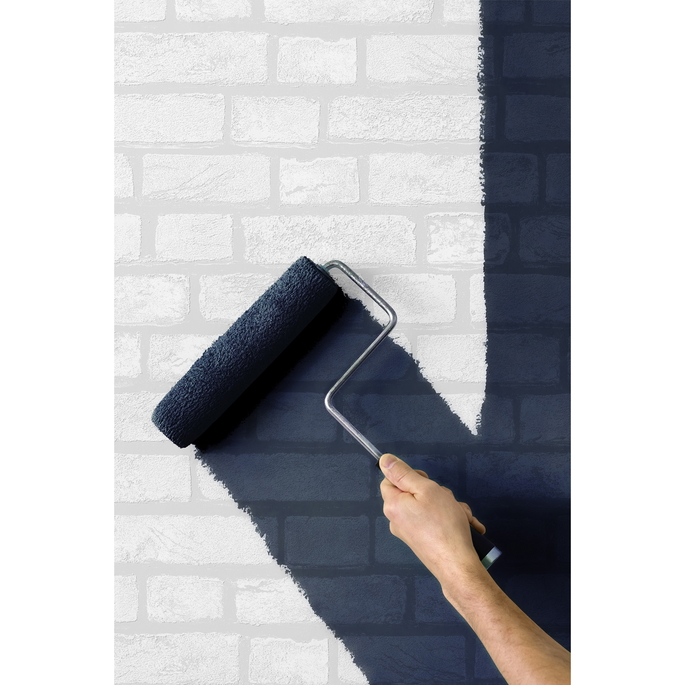 NextWall Peel &amp; Stick Vintage Brick Off-White Paintable Wallpaper image 2 of 5