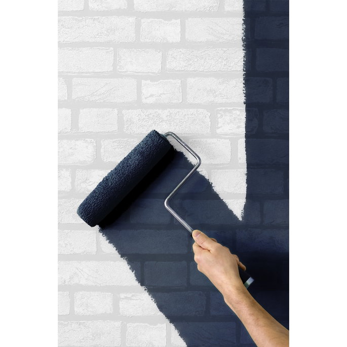 NextWall Peel &amp; Stick Vintage Brick Off-White Paintable Wallpaper image 2 of 5