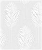 NextWall Peel & Stick Palm Leaf Off-White Paintable Wallpaper