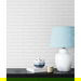 NextWall Peel &amp; Stick Limestone Brick Off-White Paintable Wallpaper thumbnail image 3 of 5