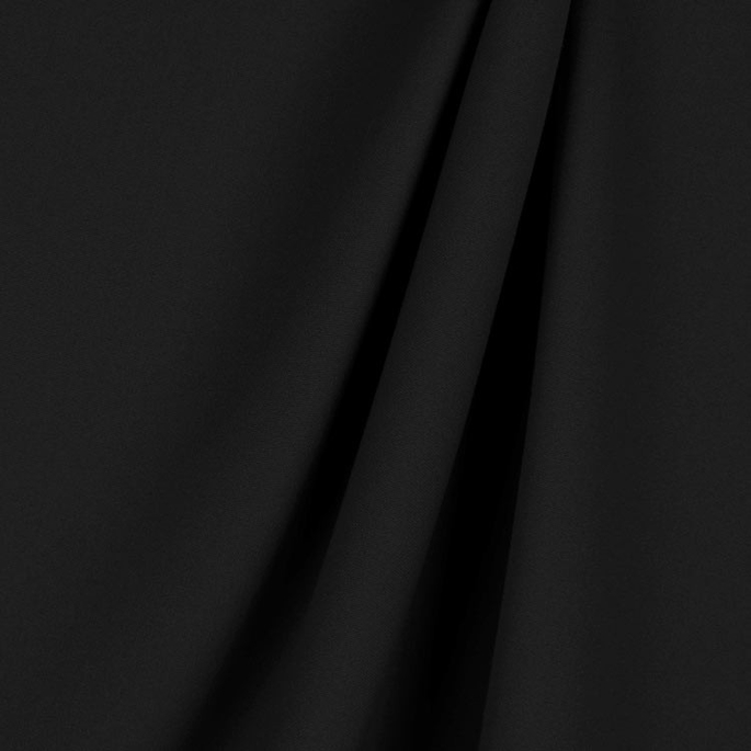 Black Poly Poplin Fabric image 2 of 2