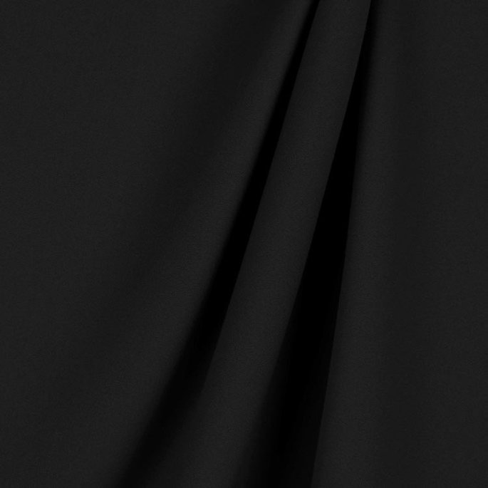 Black Poly Poplin Fabric image 2 of 2
