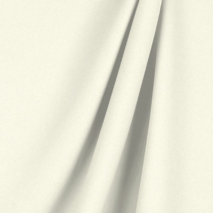 Ivory Poly Poplin Fabric image 2 of 2