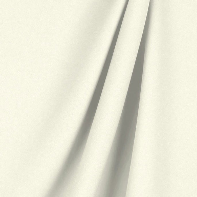 Ivory Poly Poplin Fabric image 2 of 2