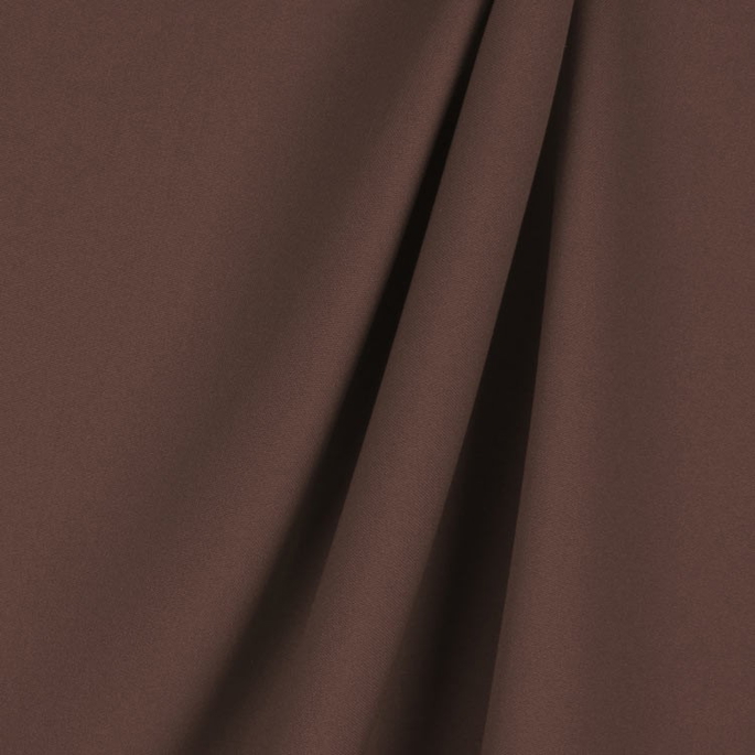 Brown Poly Poplin Fabric image 2 of 2