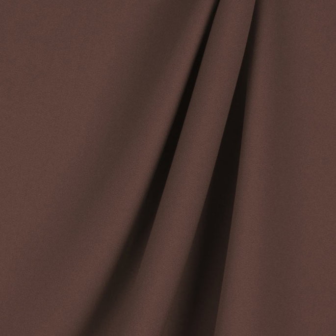 Brown Poly Poplin Fabric image 2 of 2