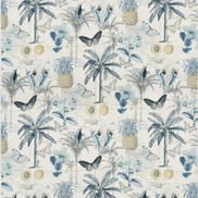 Baker Lifestyle Orinoco Blue Fabric